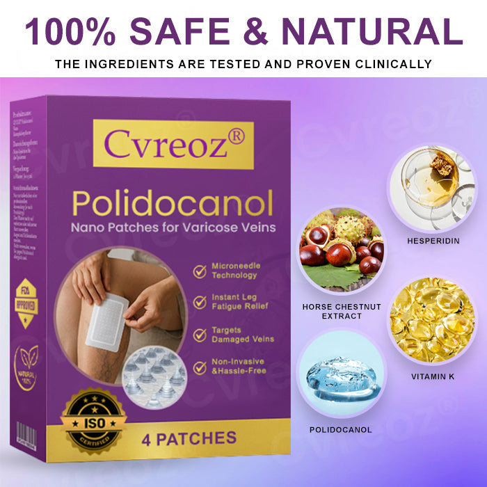 🔥Hot Sales - 50% OFF🔥Cvreoz® Polidocanol Nano Patches for Varicose Veins
