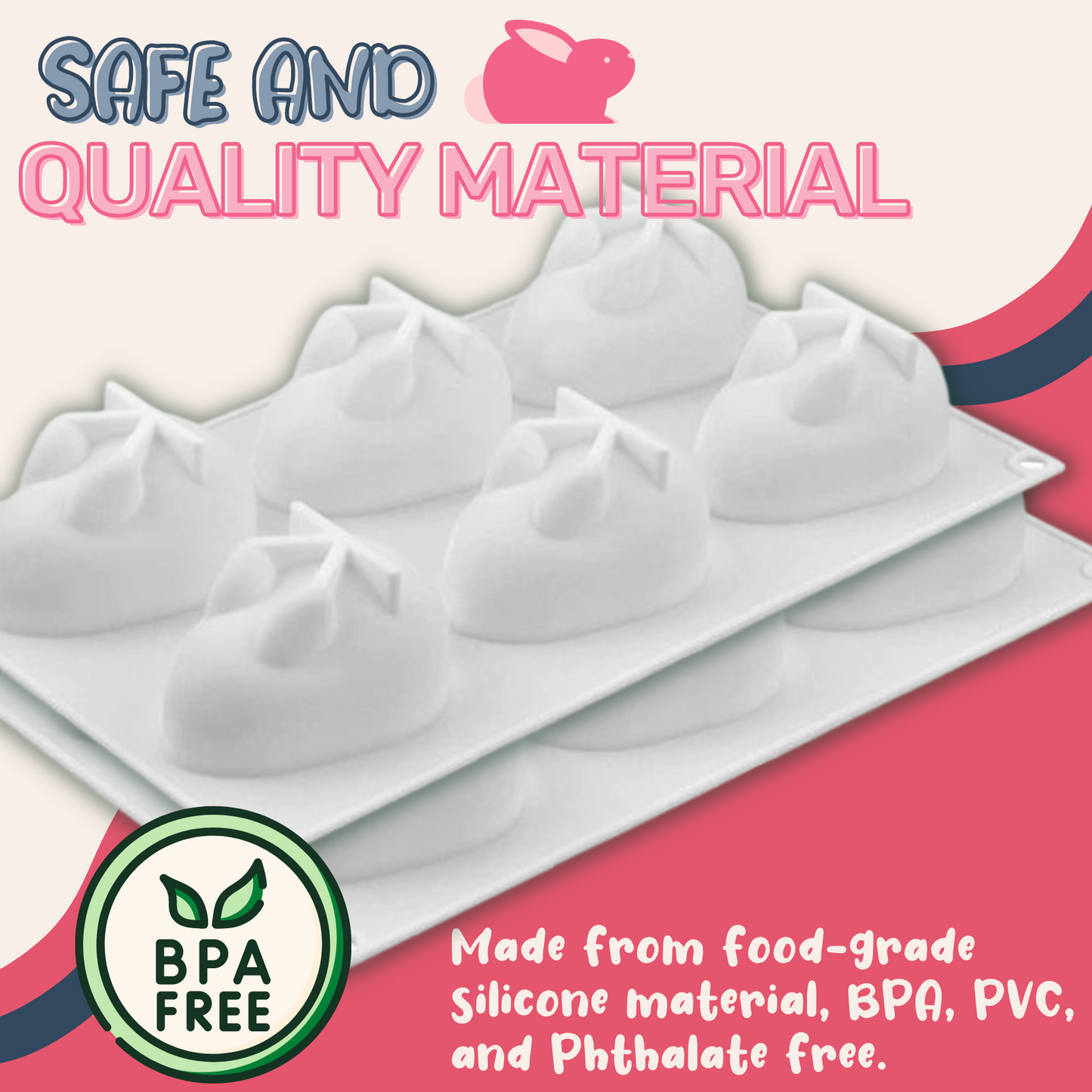 Mini Bunny Silicone Cake Mold