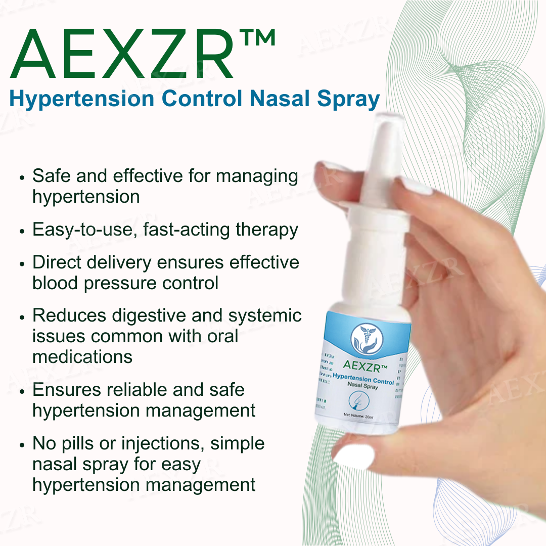 ✅Official Store| AEXZR™ Hypertension Control Nasal Spray