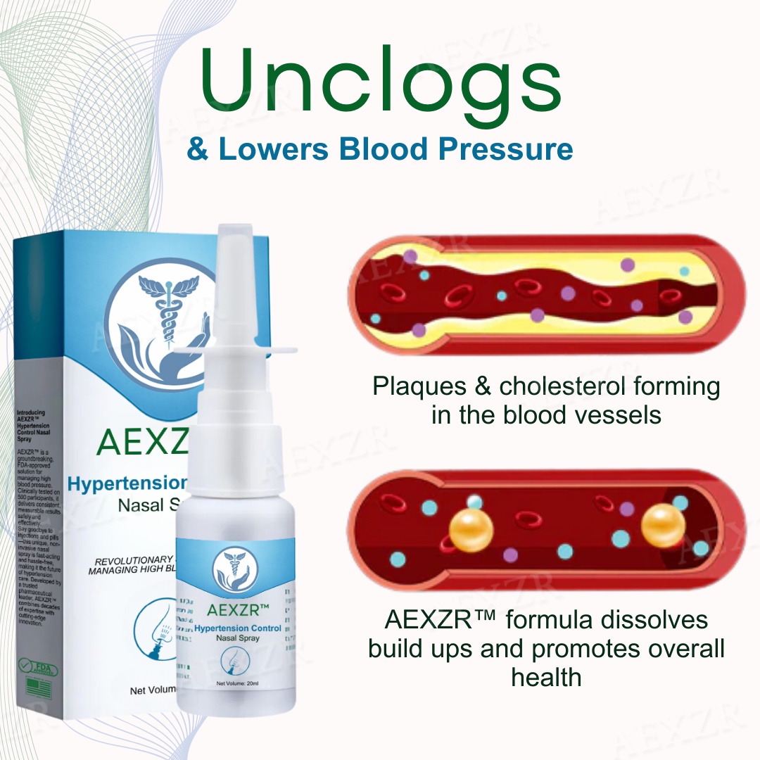 ✅Official Store| AEXZR™ Hypertension Control Nasal Spray