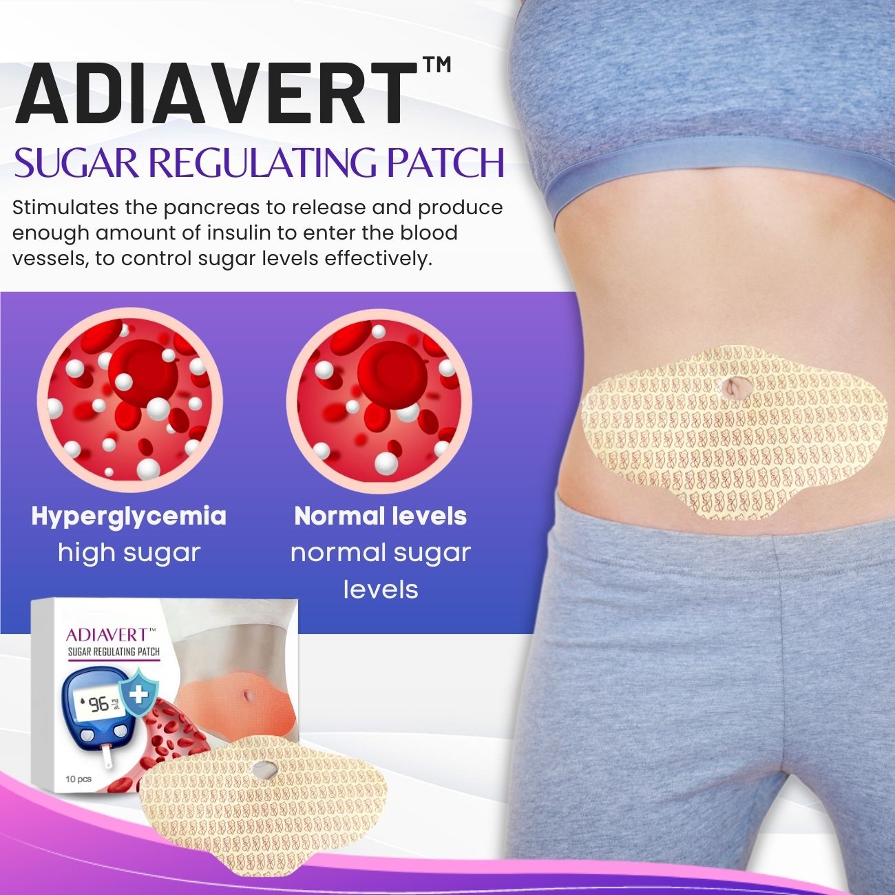 Adiavert™ Sugar Regulating Patch