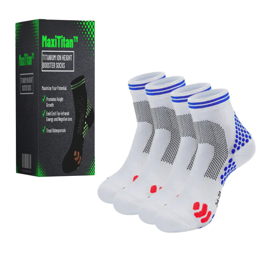 MaxiTitan™ Titanium Ion Height Booster Socks