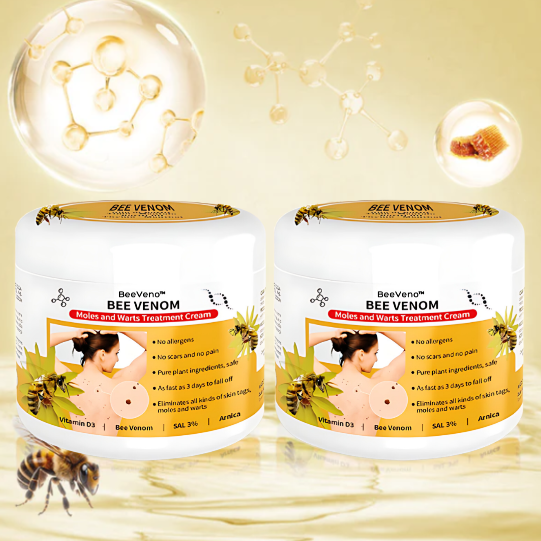 BeeVeno™ Bee Venom Mole and Wart Treatment Cream (👨‍⚕AAD RECOMMENDS)