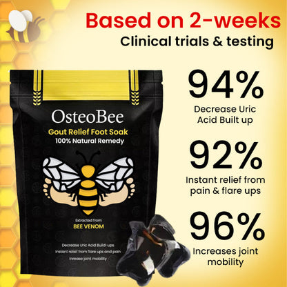 OsteoBee™ Gout Relief Foot Soak