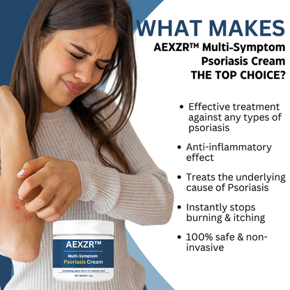 AEXZR™ Multi-Symptom Psoriasis Cream