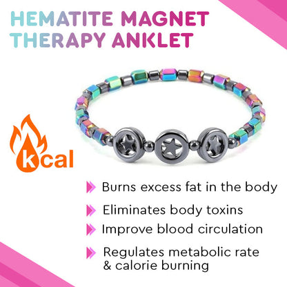 Hematite Magnet Therapy Anklet