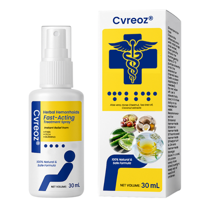 🔥Hot Sales - 50% OFF🔥Cvreoz® Herbal Hemorrhoids Fast-Acting Treatment Spray