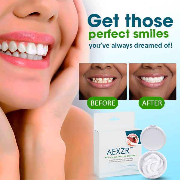 AEXZR™ Adjustable Snap-On Dentures