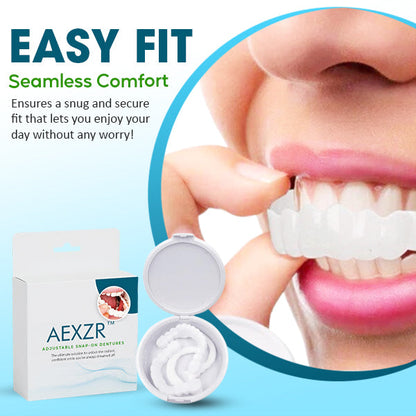 AEXZR™ Adjustable Snap-On Dentures